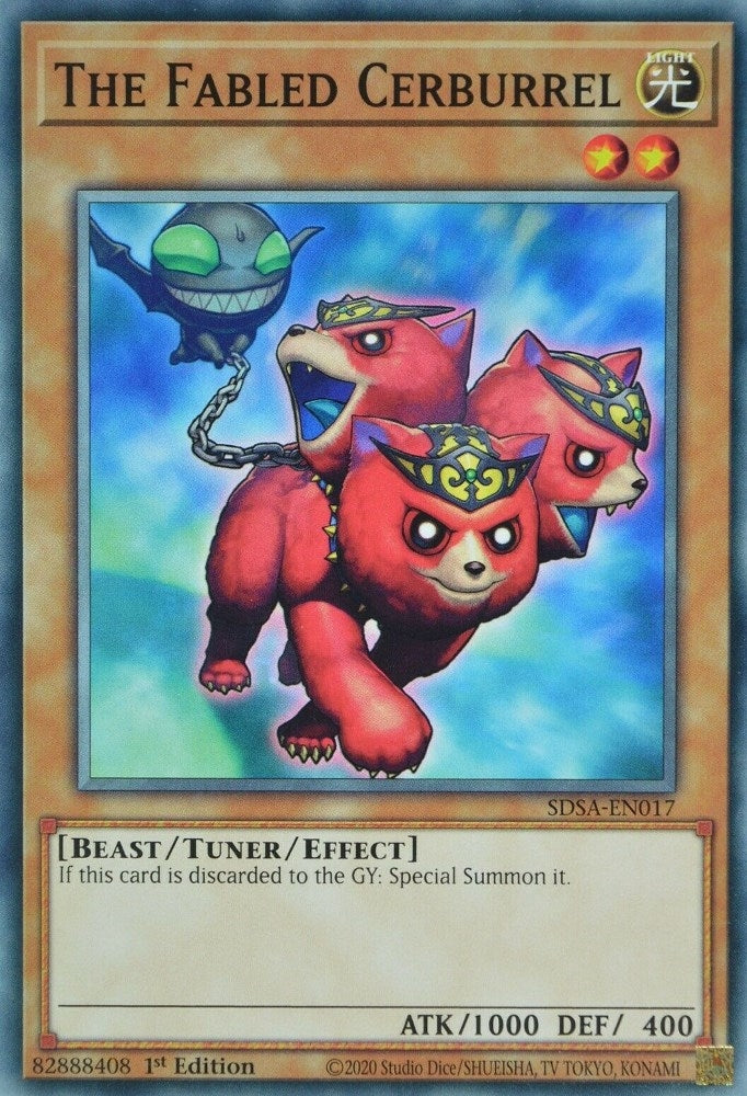 Image for The Fabled Cerburrel (Structure Deck: Sacred Beasts) (SDSA-EN017) - YuGiOh