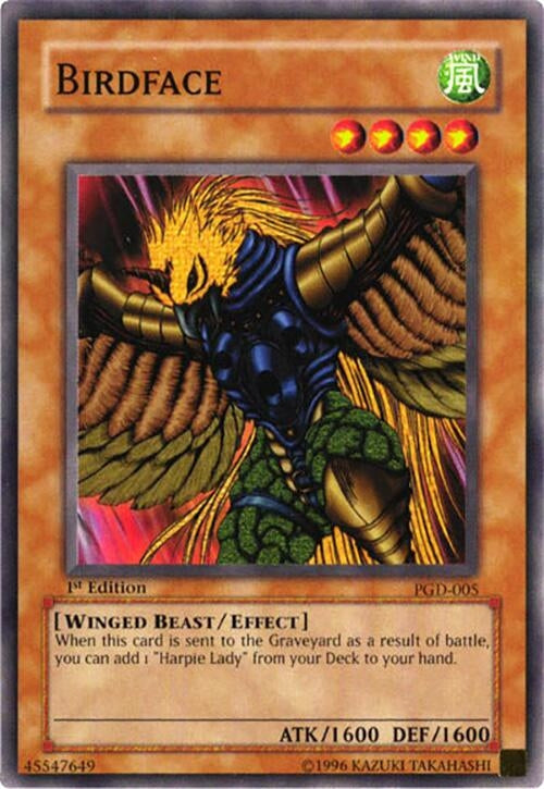 Image for Birdface (Pharaonic Guardian) (PGD-005) - YuGiOh