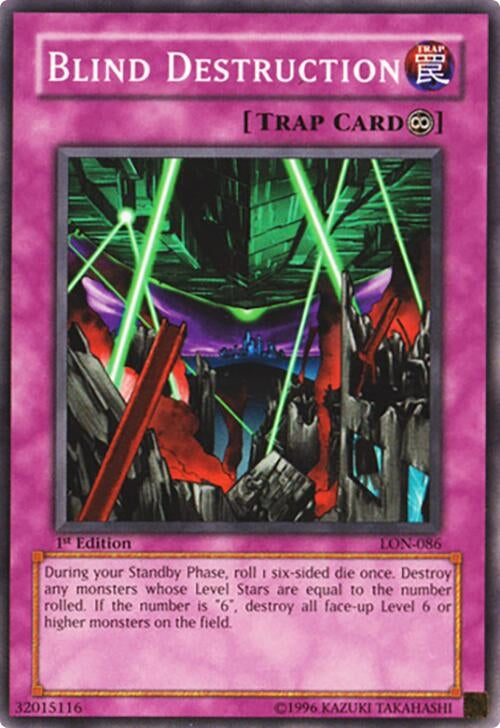 Image for Blind Destruction (Labyrinth of Nightmare) (LON-086) - YuGiOh
