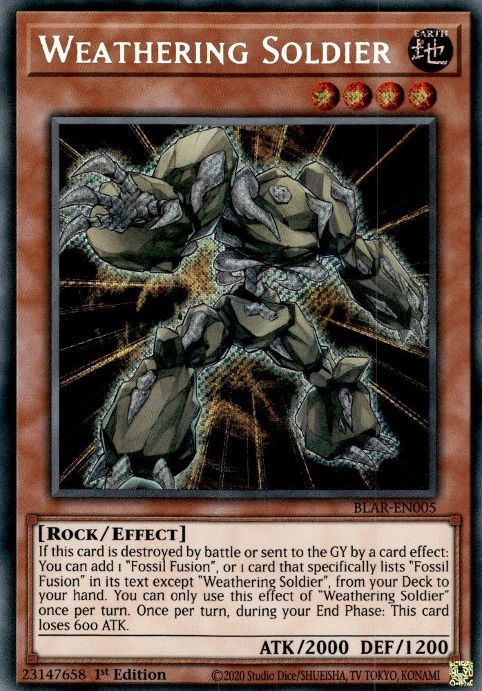 Image for Weathering Soldier (Battles of Legend: Armageddon) (BLAR-EN005) - YuGiOh