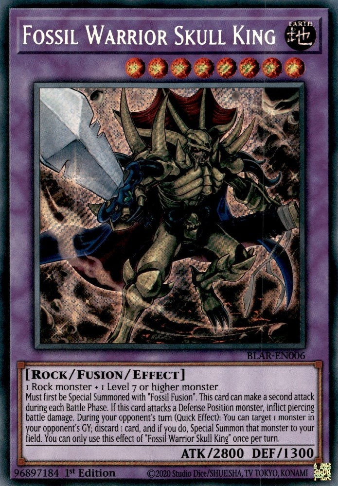 Image for Fossil Warrior Skull King (Battles of Legend: Armageddon) (BLAR-EN006) - YuGiOh