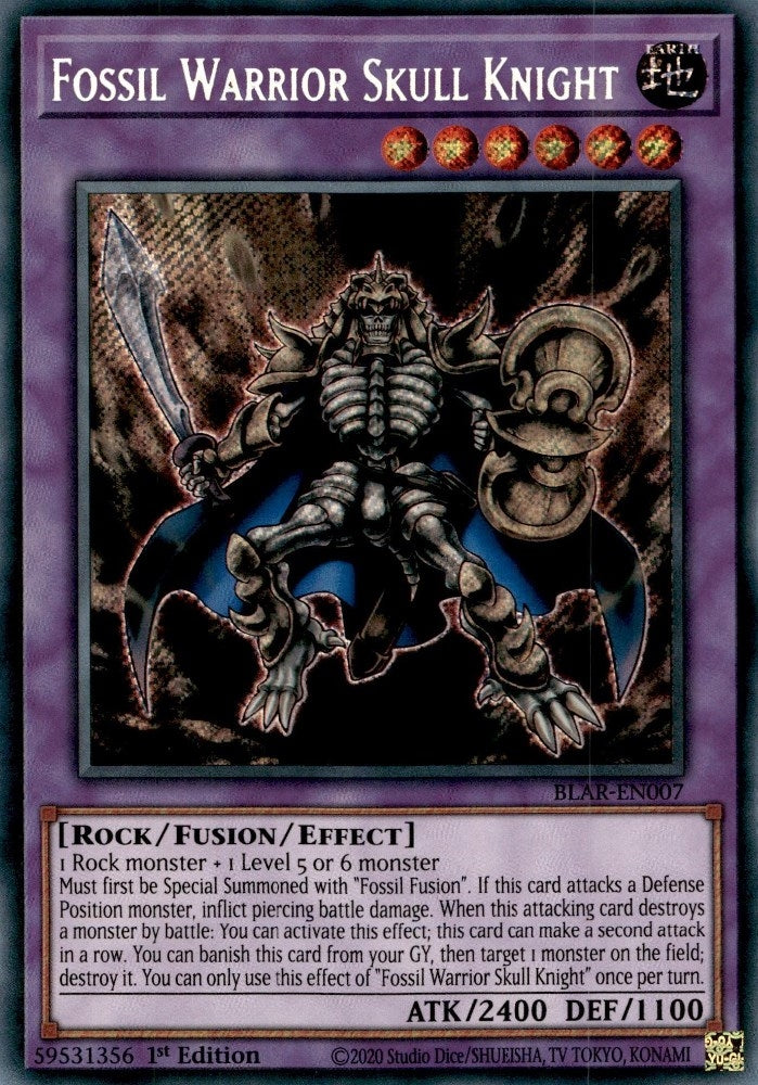 Image for Fossil Warrior Skull Knight (Battles of Legend: Armageddon) (BLAR-EN007) - YuGiOh