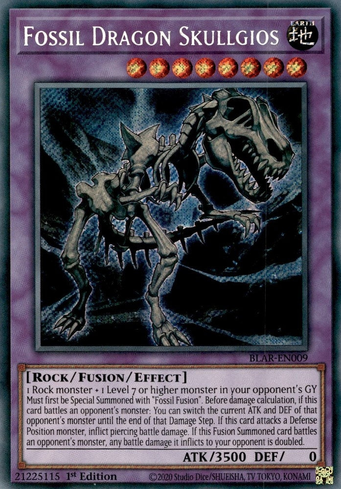 Image for Fossil Dragon Skullgios (Battles of Legend: Armageddon) (BLAR-EN009) - YuGiOh
