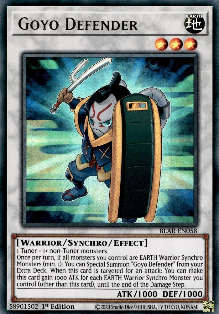 Image for Goyo Defender (Battles of Legend: Armageddon) (BLAR-EN058) - YuGiOh