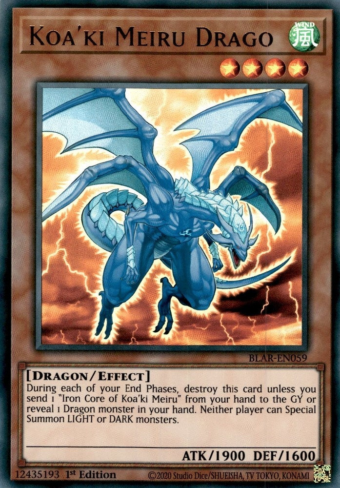 Image for Koa'ki Meiru Drago (Battles of Legend: Armageddon) (BLAR-EN059) - YuGiOh