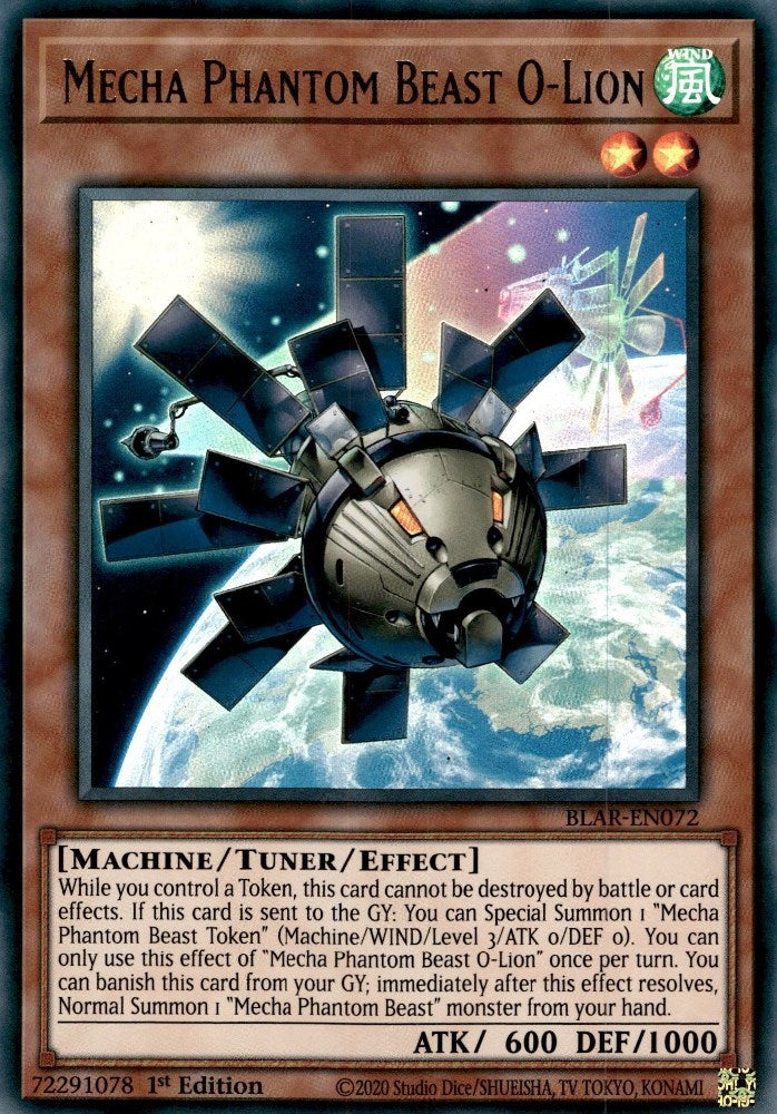 Image for Mecha Phantom Beast O-Lion (Battles of Legend: Armageddon) (BLAR-EN072) - YuGiOh