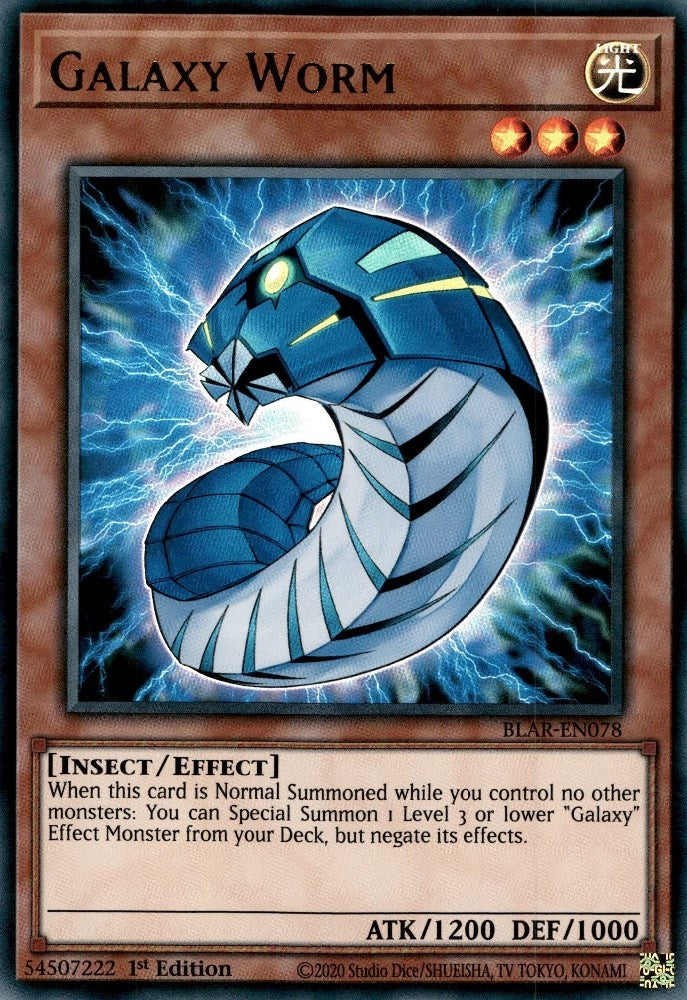 Image for Galaxy Worm (Battles of Legend: Armageddon) (BLAR-EN078) - YuGiOh