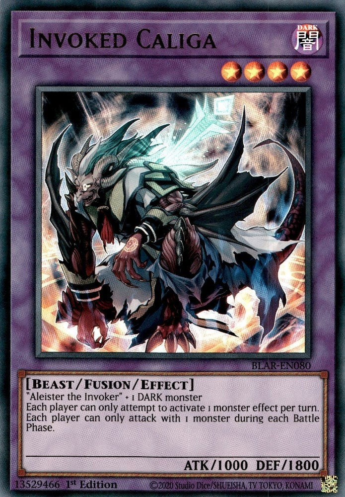 Image for Invoked Caliga (Battles of Legend: Armageddon) (BLAR-EN080) - YuGiOh
