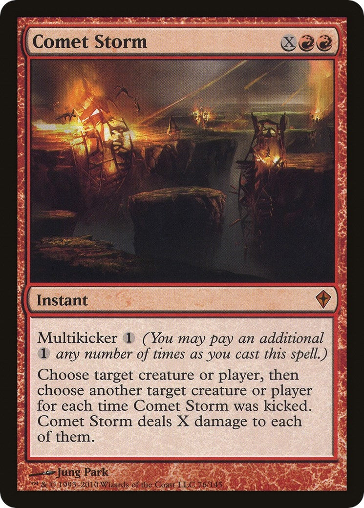 Image for Comet Storm (Worldwake) (Oversize Cards) (76) - Magic: The Gathering