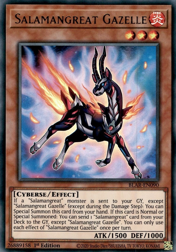 Image for Salamangreat Gazelle (Battles of Legend: Armageddon) (BLAR-EN090) - YuGiOh