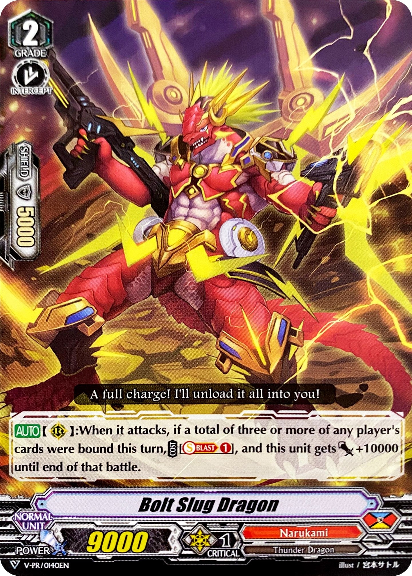 Image for Bolt Slug Dragon (V Promo Cards) (V-PR/0140EN) - Cardfight Vanguard