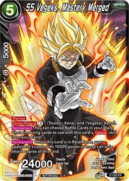 Image for SS Vegeks, Mastery Merged (Promotion Cards) (P-230) - Dragon Ball Super: Masters