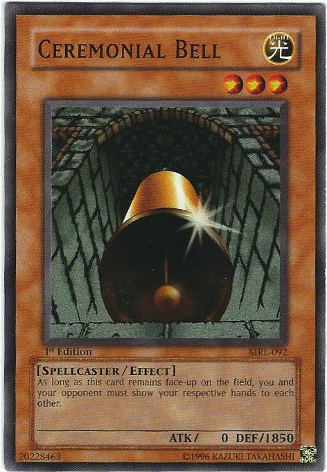 Image for Ceremonial Bell (Magic Ruler) (MRL-092) - YuGiOh