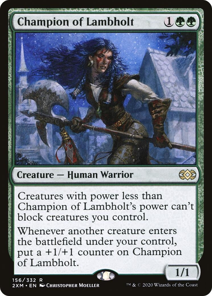 Image for Champion of Lambholt (Double Masters) (156) - Magic: The Gathering