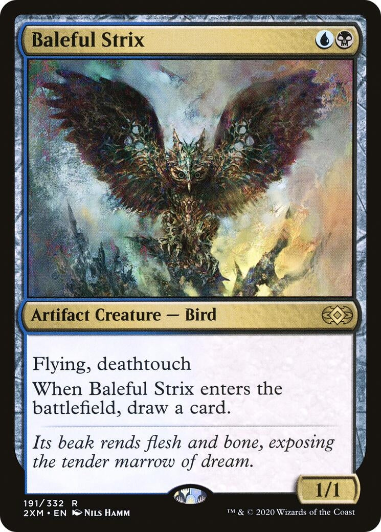 Image for Baleful Strix (Double Masters) (191) - Magic: The Gathering