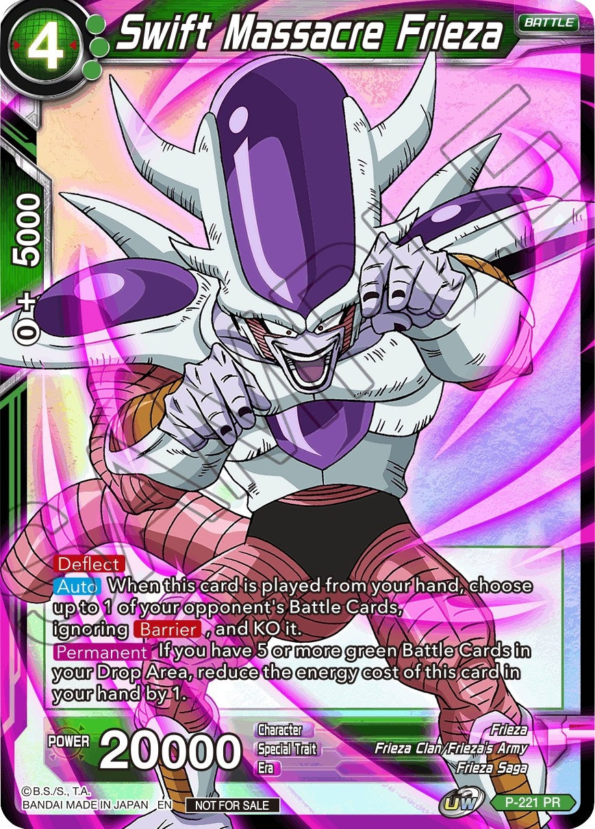 Image for Swift Massacre Frieza (Alternate Art) (Promotion Cards) (P-221) - Dragon Ball Super: Masters