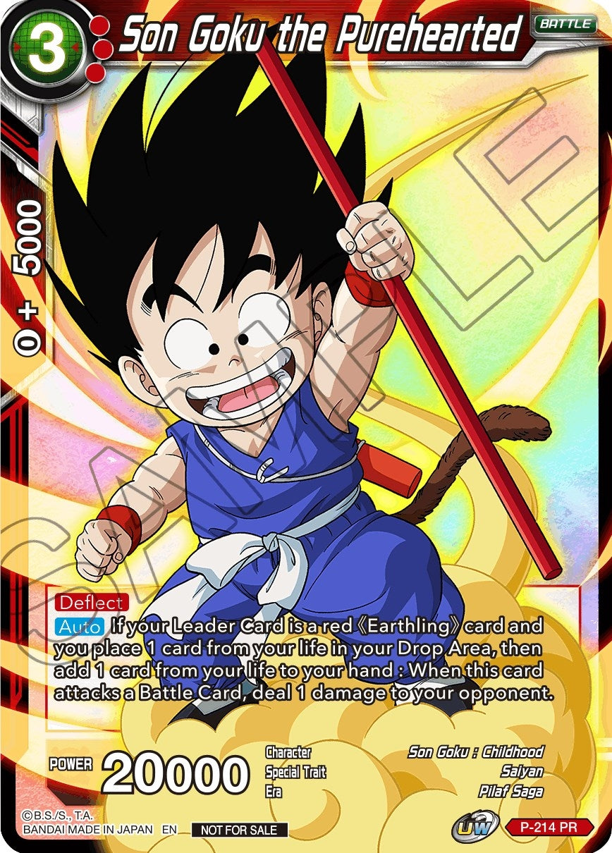 Image for Son Goku the Purehearted (Alternate Art) (Promotion Cards) (P-214) - Dragon Ball Super: Masters