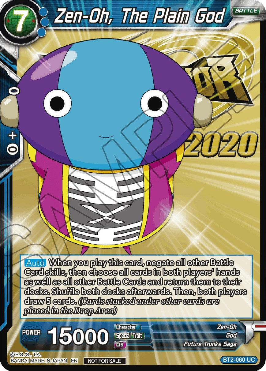 Image for Zen-Oh, The Plain God (Tournament Promotion Cards) (BT2-060) - Dragon Ball Super: Masters