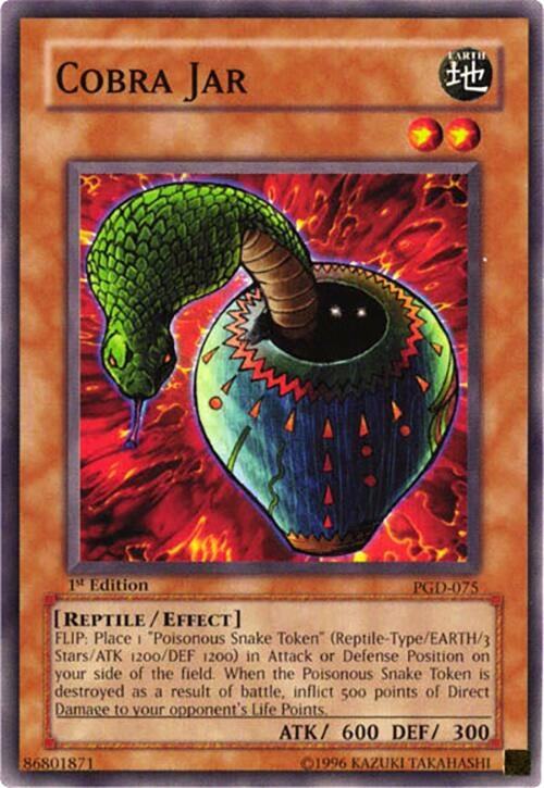 Image for Cobra Jar (Pharaonic Guardian) (PGD-075) - YuGiOh