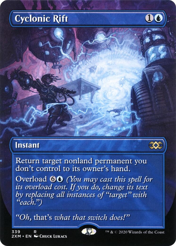 Image for Cyclonic Rift (Borderless) (Double Masters) (339) - Magic: The Gathering