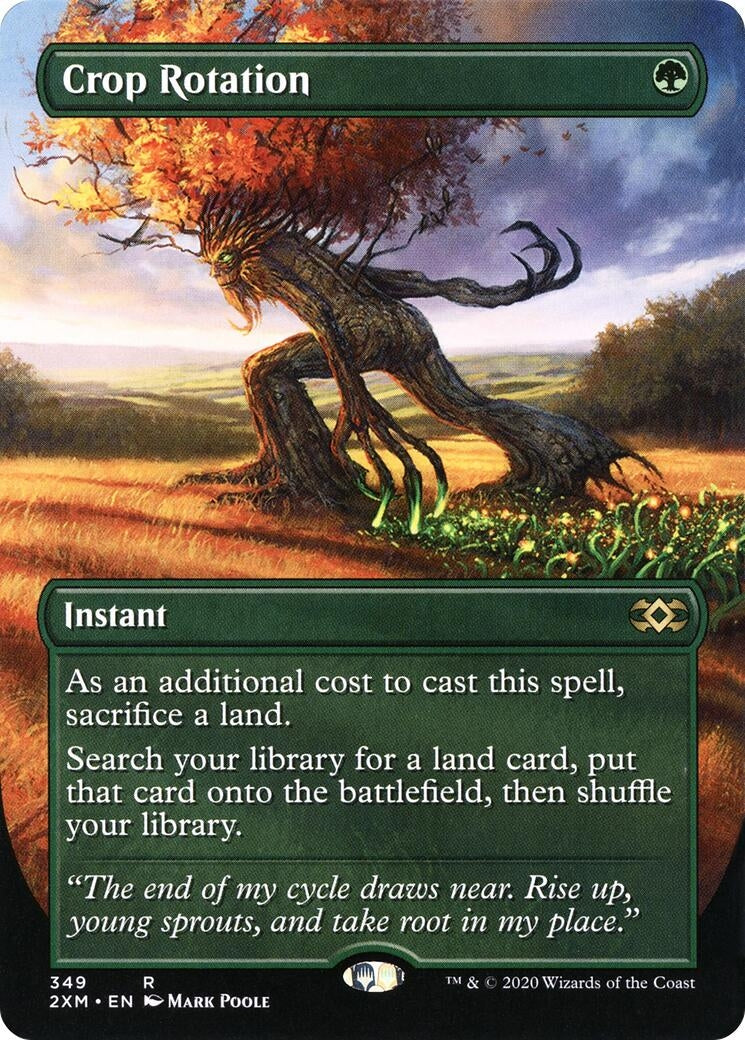 Image for Crop Rotation (Borderless) (Double Masters) (349) - Magic: The Gathering