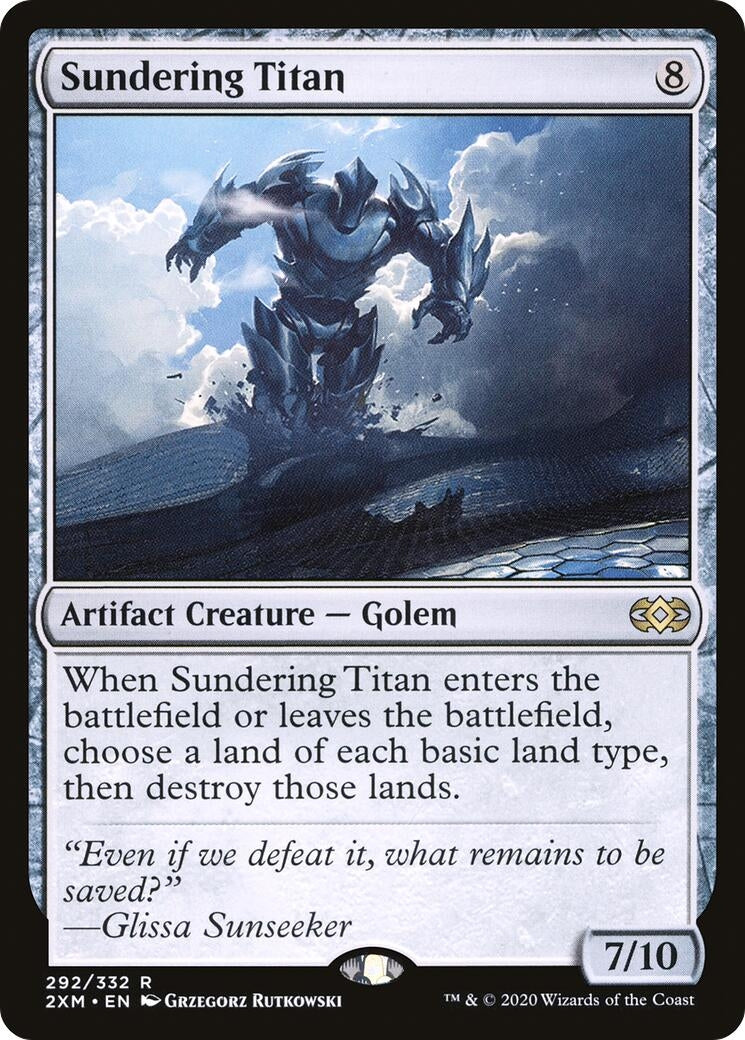 Image for Sundering Titan (Double Masters) (292) - Magic: The Gathering