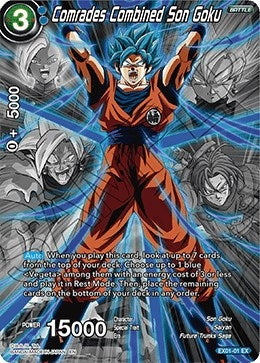 Image for Comrades Combined Son Goku (Alternate Art) (Special Anniversary Set 2020) (EX01-01) - Dragon Ball Super: Masters