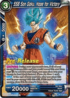 Image for SSB Son Goku, Hope for Victory (Rise of the Unison Warrior Pre-Release Cards) (BT10-036) - Dragon Ball Super: Masters