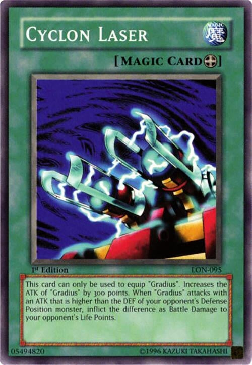 Image for Cyclon Laser (Labyrinth of Nightmare) (LON-095) - YuGiOh
