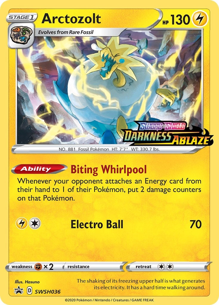 Image for Arctozolt - SWSH036 (Prerelease) (SWSH: Sword & Shield Promo Cards) (SWSH036) - Pokemon