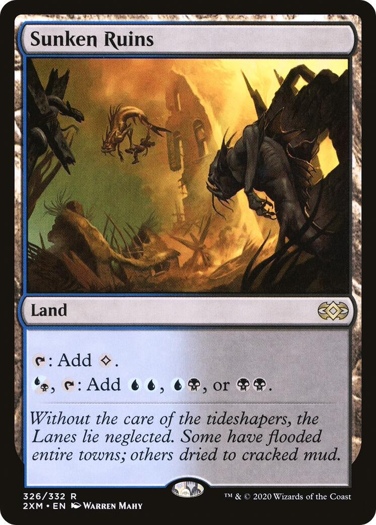 Image for Sunken Ruins (Double Masters) (326) - Magic: The Gathering