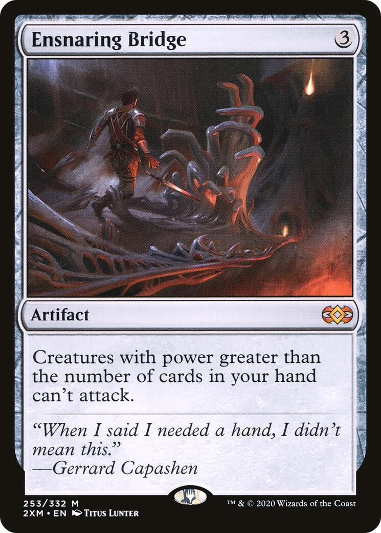 Image for Ensnaring Bridge (Double Masters) (253) - Magic: The Gathering