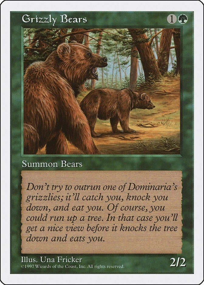 Image for Grizzly Bears (Fifth Edition) - Magic: The Gathering