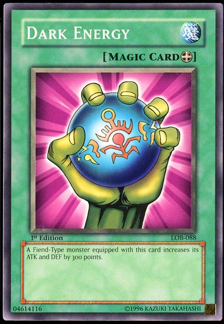 Image for Dark Energy (The Legend of Blue Eyes White Dragon) (LOB-088) - YuGiOh