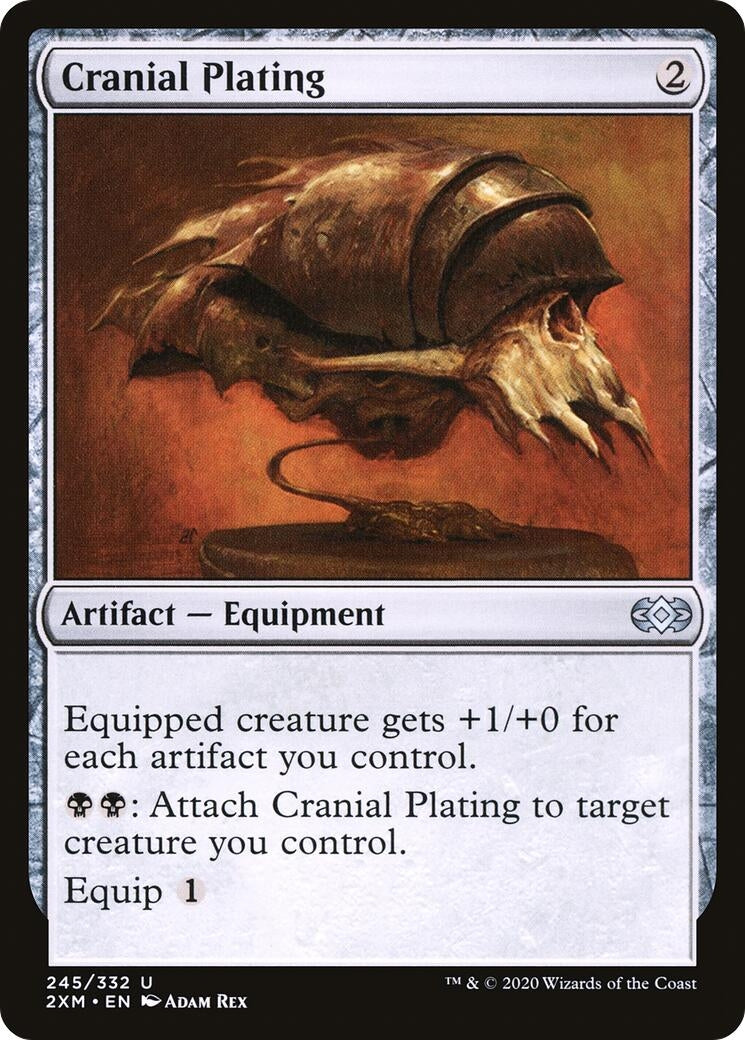 Image for Cranial Plating (Double Masters) (245) - Magic: The Gathering