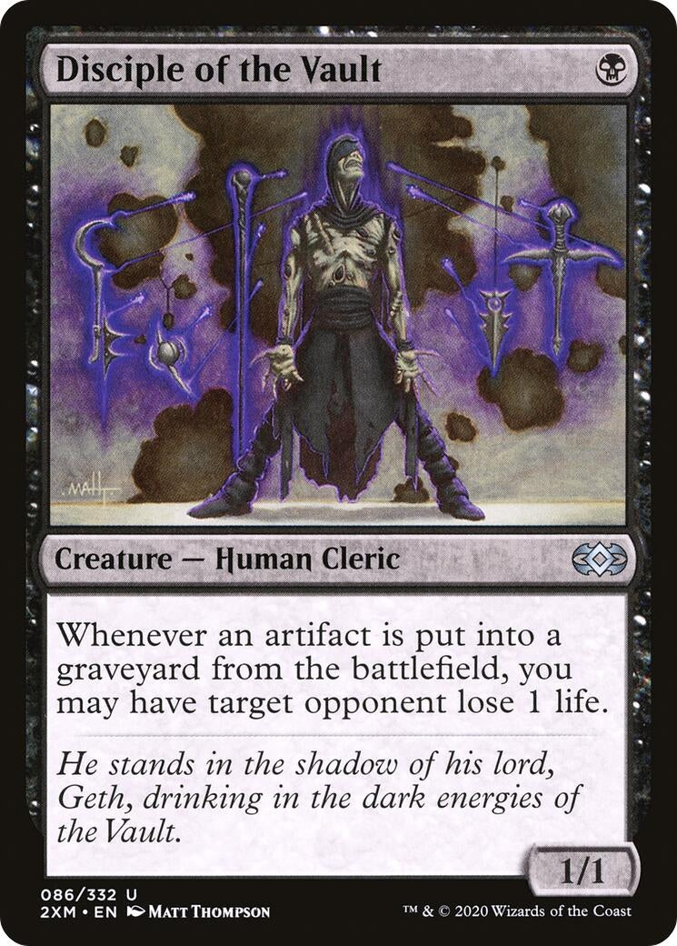 Image for Disciple of the Vault (Double Masters) (86) - Magic: The Gathering