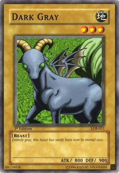 Image for Dark Gray (The Legend of Blue Eyes White Dragon) (LOB-011) - YuGiOh