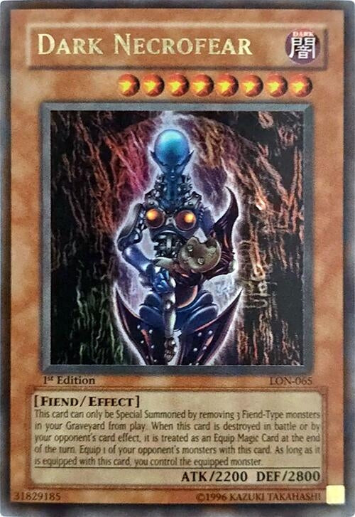 Image for Dark Necrofear (Labyrinth of Nightmare) (LON-065) - YuGiOh