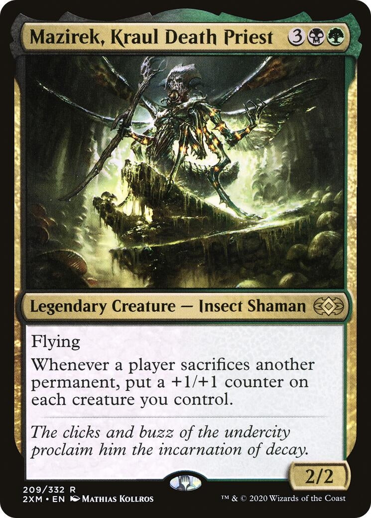 Image for Mazirek, Kraul Death Priest (Double Masters) (209) - Magic: The Gathering