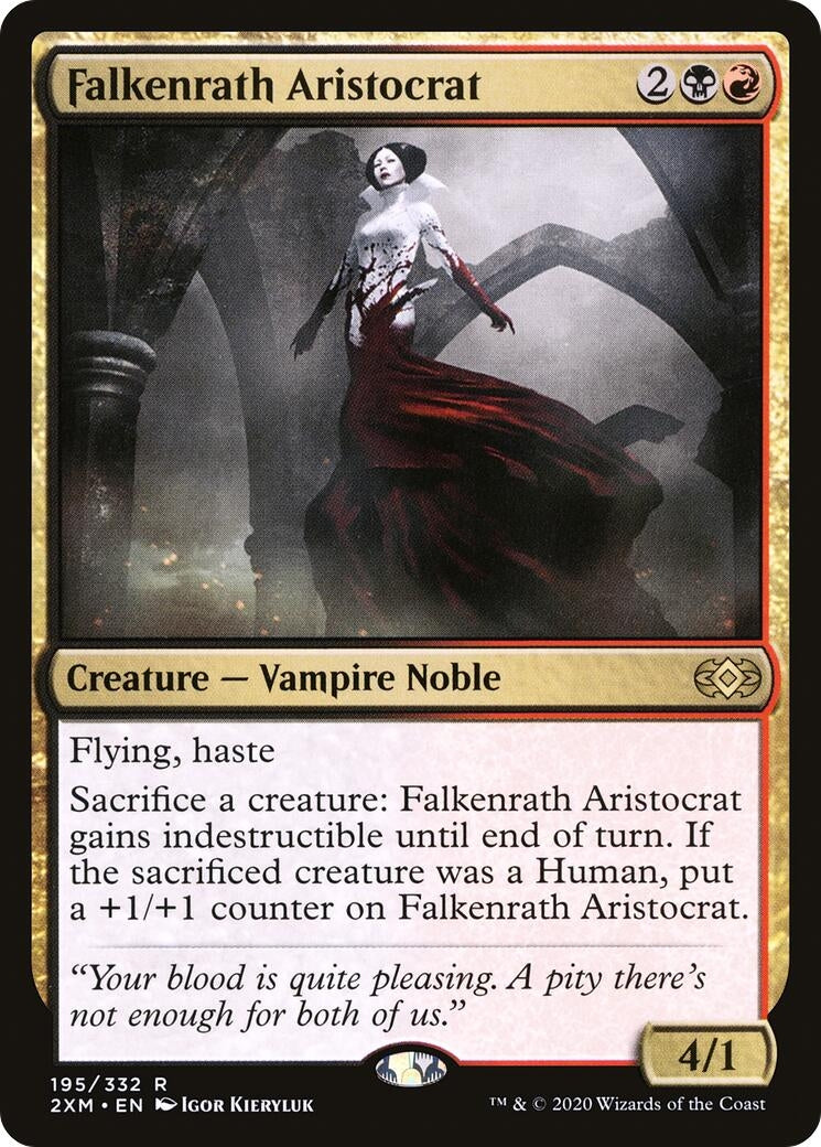 Image for Falkenrath Aristocrat (Double Masters) (195) - Magic: The Gathering