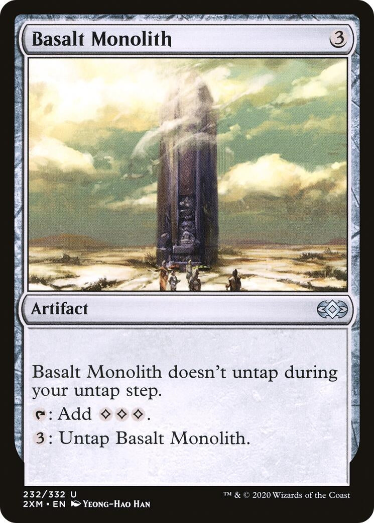 Image for Basalt Monolith (Double Masters) (232) - Magic: The Gathering