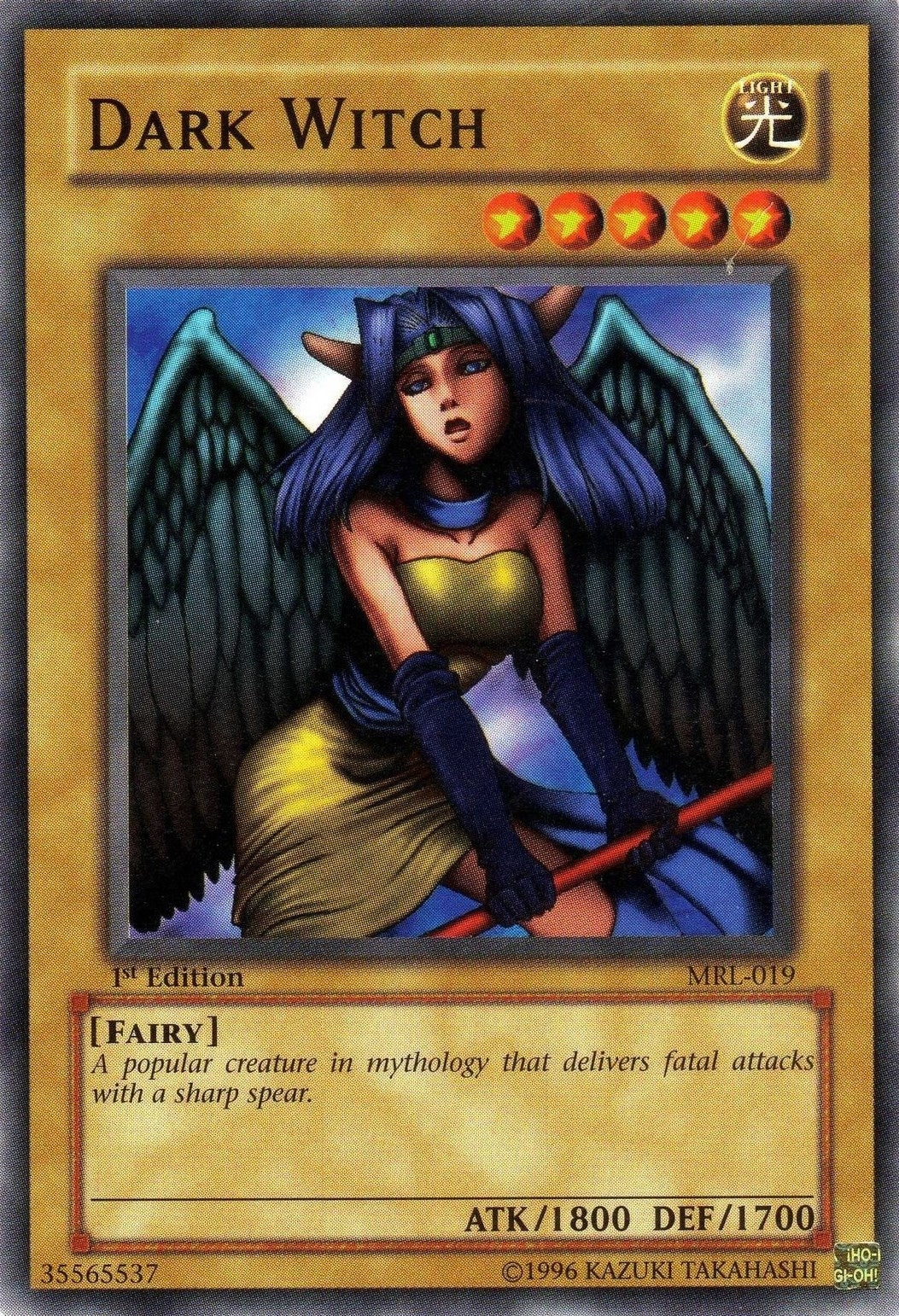Image for Dark Witch (Magic Ruler) (MRL-019) - YuGiOh