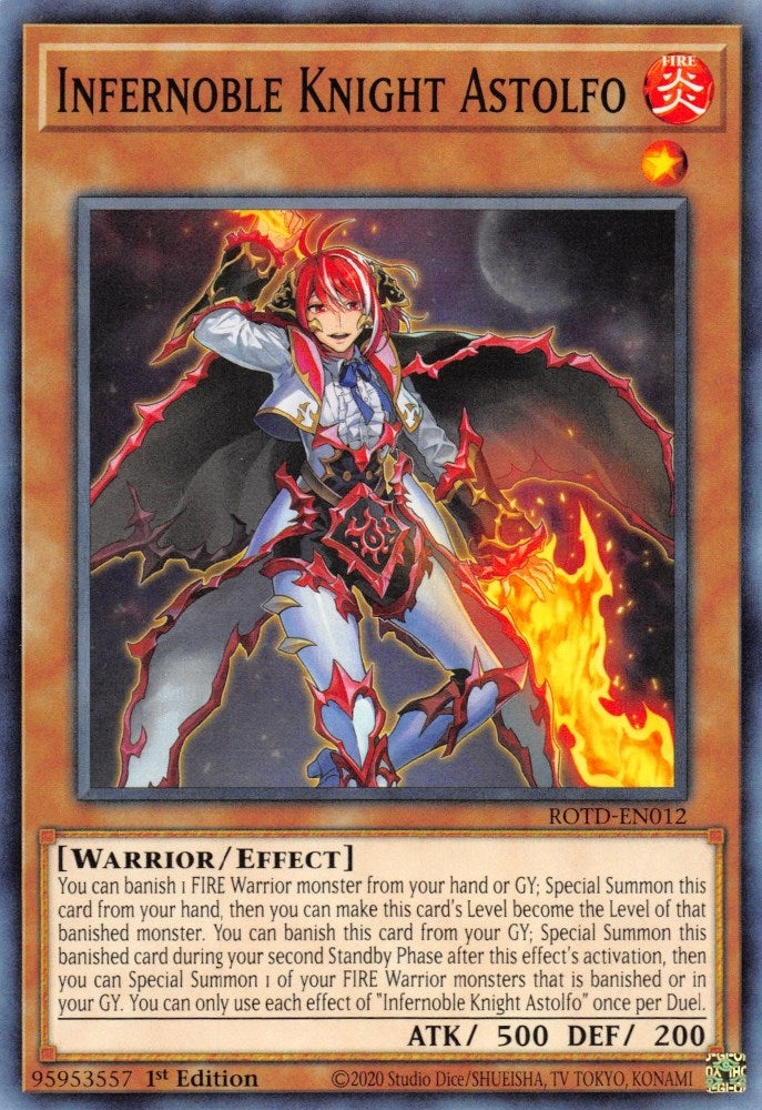 Image for Infernoble Knight Astolfo (Rise of the Duelist) (ROTD-EN012) - YuGiOh