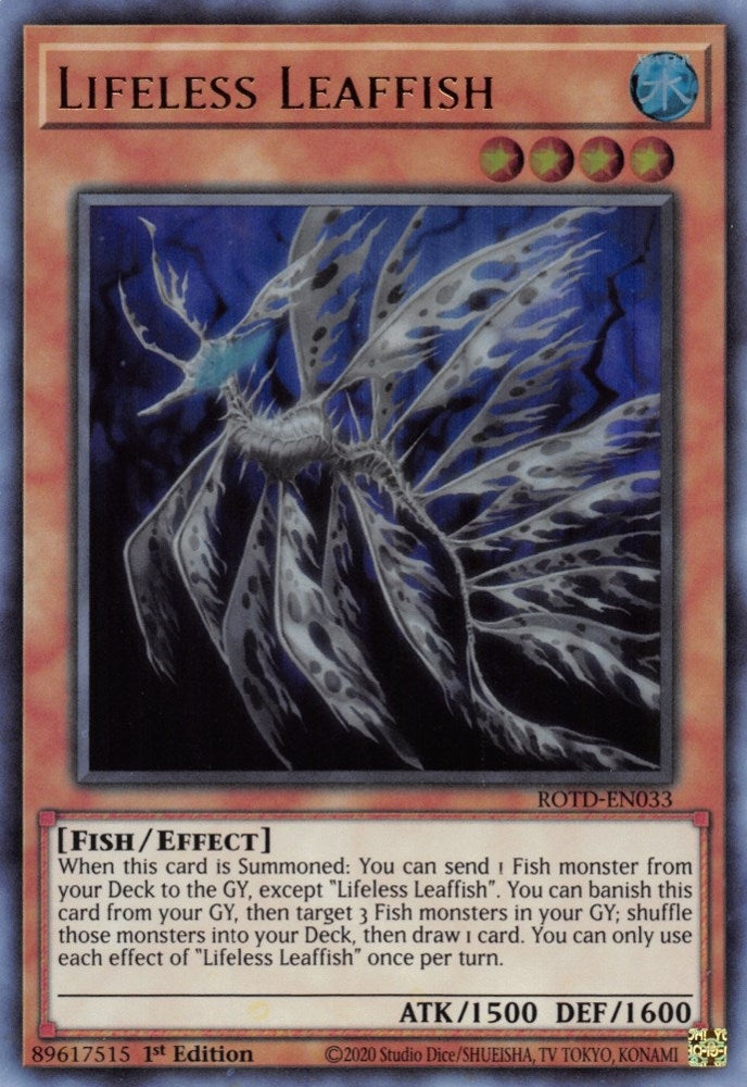 Image for Lifeless Leaffish (Rise of the Duelist) (ROTD-EN033) - YuGiOh