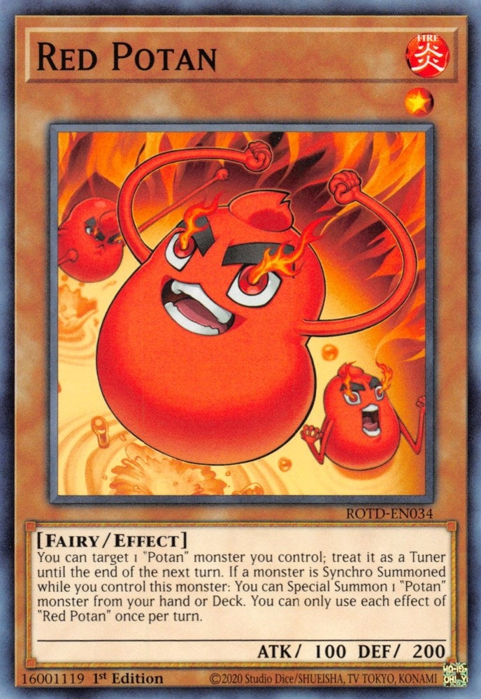 Image for Red Potan (Rise of the Duelist) (ROTD-EN034) - YuGiOh