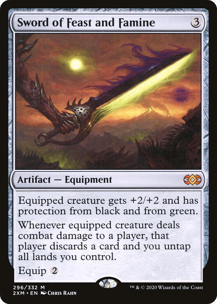 Image for Sword of Feast and Famine (Double Masters) (296) - Magic: The Gathering