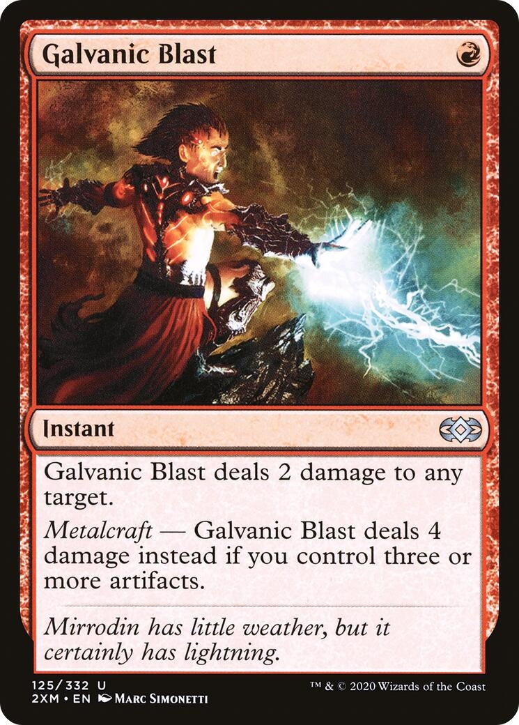 Image for Galvanic Blast (Double Masters) (125) - Magic: The Gathering