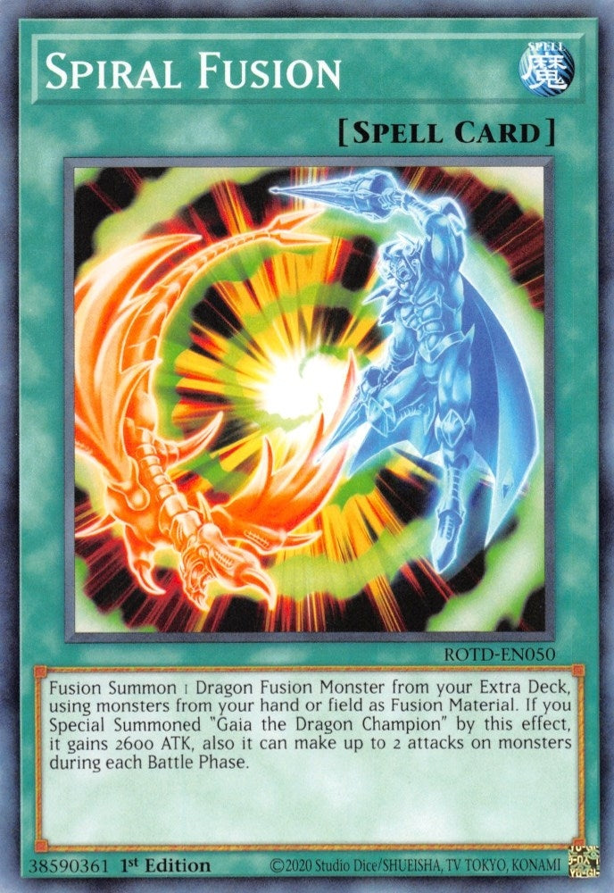 Image for Spiral Fusion (Rise of the Duelist) (ROTD-EN050) - YuGiOh