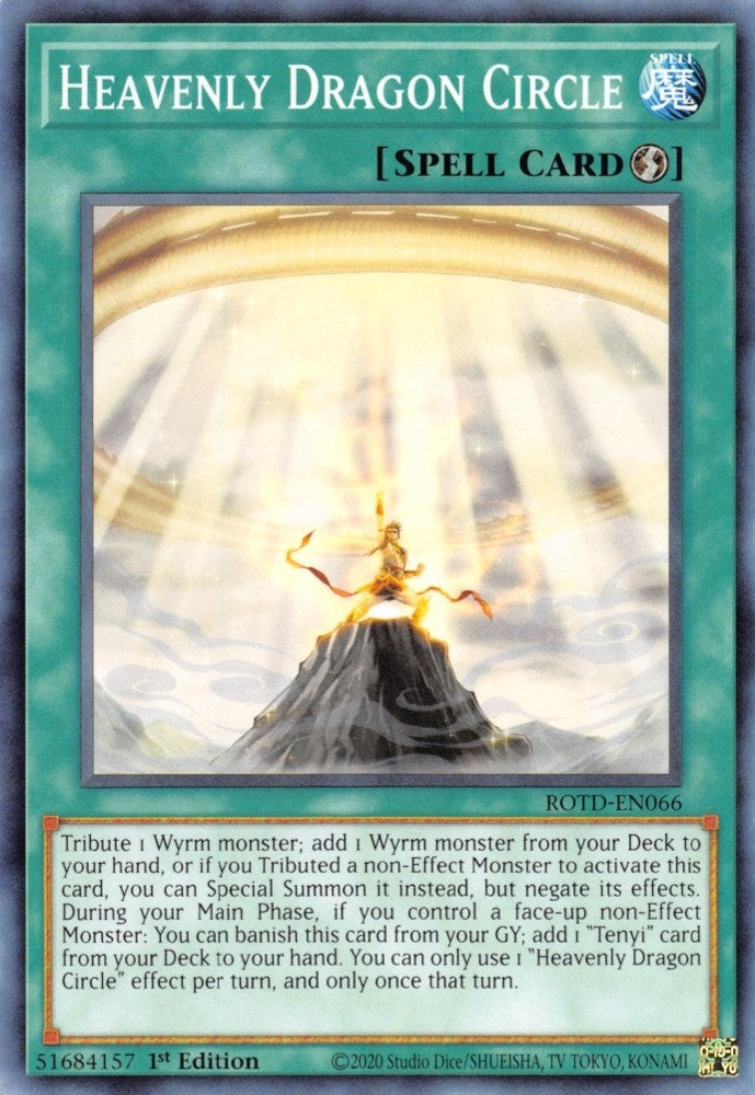 Image for Heavenly Dragon Circle (Rise of the Duelist) (ROTD-EN066) - YuGiOh