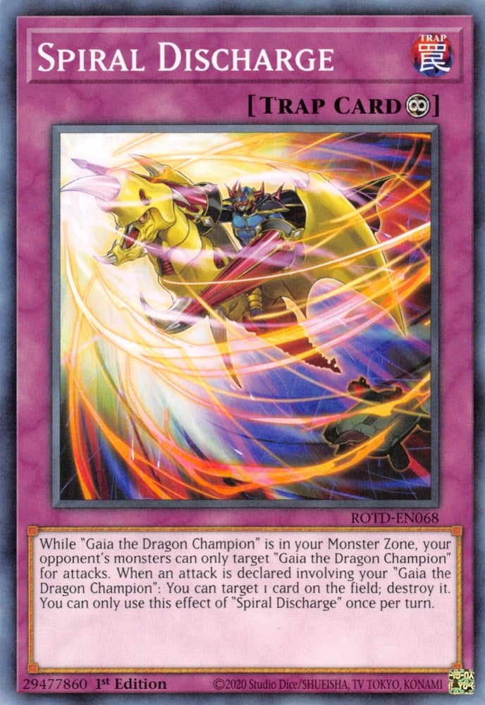 Image for Spiral Discharge (Rise of the Duelist) (ROTD-EN068) - YuGiOh